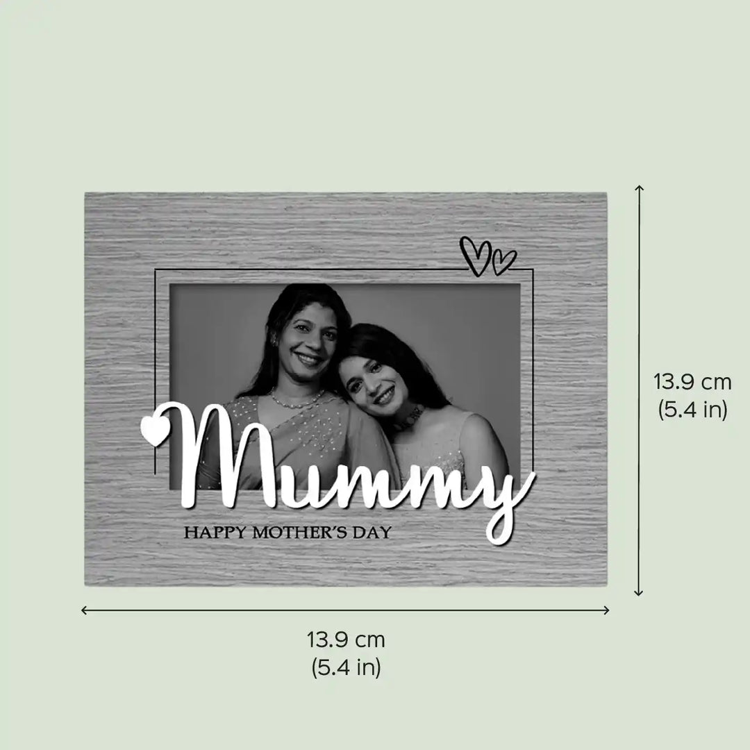 Photo Personalized Handmade Mummy Theme Wooden Fridge Magnet