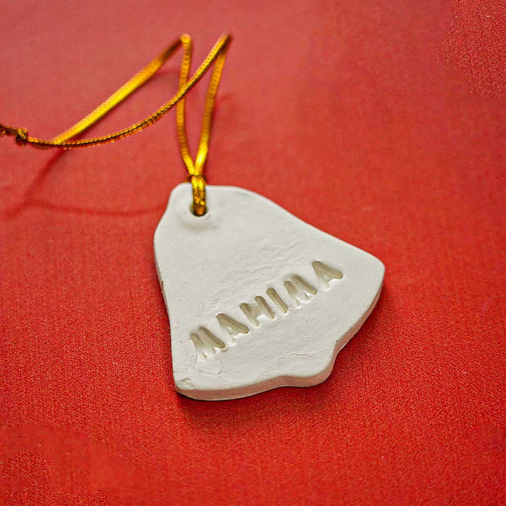 Personalized Bell Embossed Clay Ornament For Christmas Tree Decoration