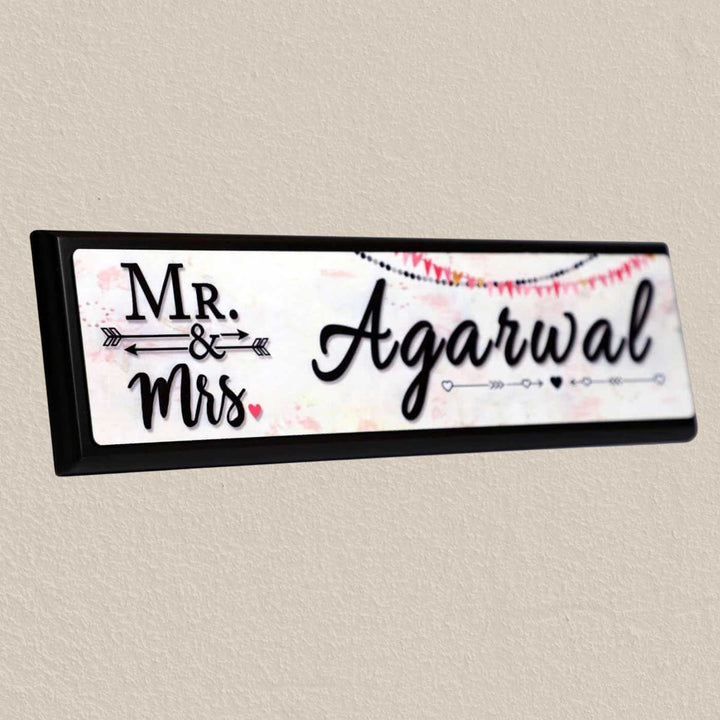 Personalized Sleek Rectangle Acrylic Name Plate