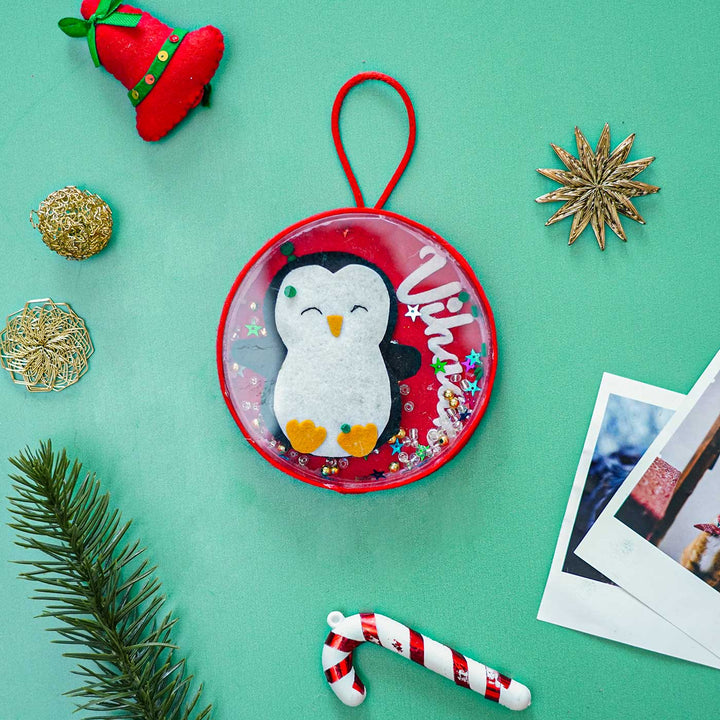 Personalized Shaker Felt Ornaments For Christmas Tree Decoration | Set Of 2
