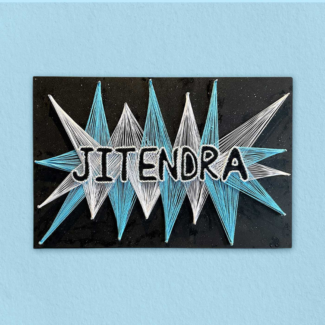 Personalized Handmade String Art Wooden Name Plate