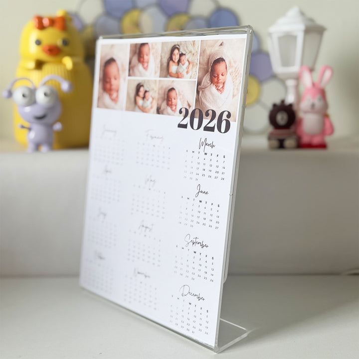 Photo Personalized 2026 Desk Calendar