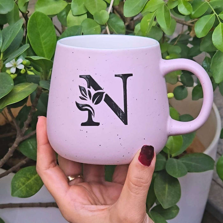 Personalized Pastel Ceramic Stainless Steel Mug | 350 ml