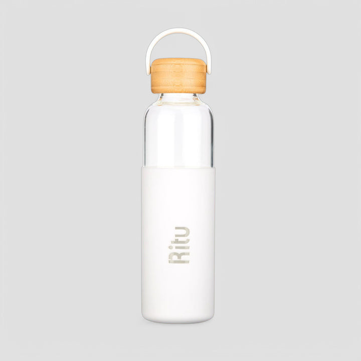 Personalized Silicone Sleeve Borosil Glass Bottle | 575ml