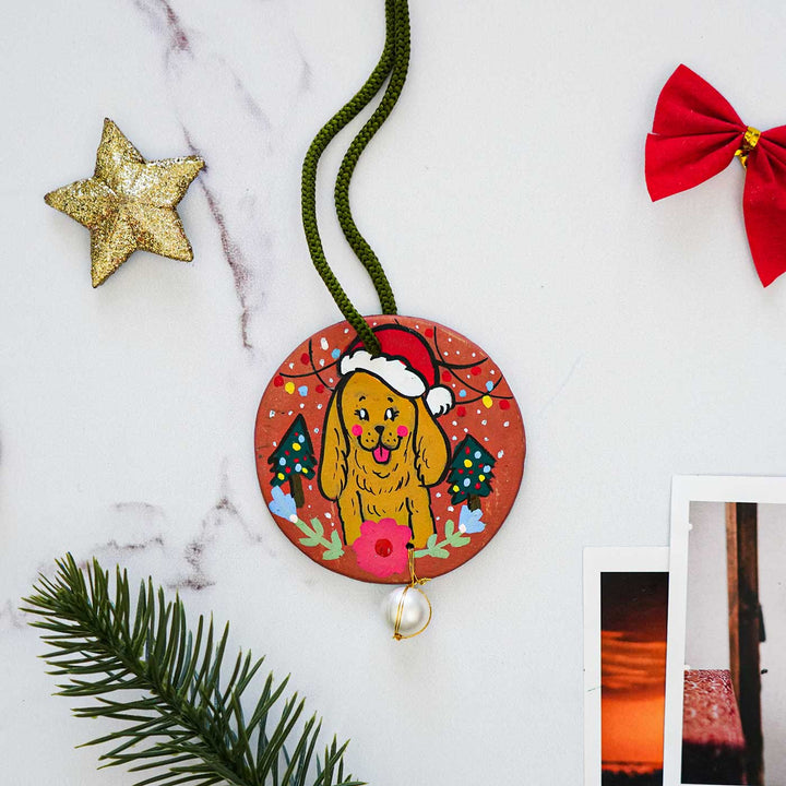 Photo Personalized Terracotta Ornament For Christmas Tree Decoration