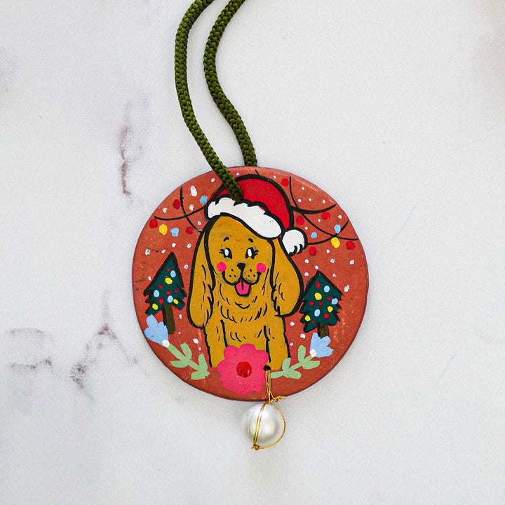 Photo Personalized Terracotta Ornament For Christmas Tree Decoration