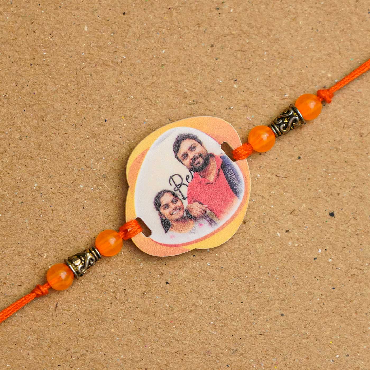 Buy Photo Personalized Handmade Photo Acrylic Rakhi With Roli Chawal ...