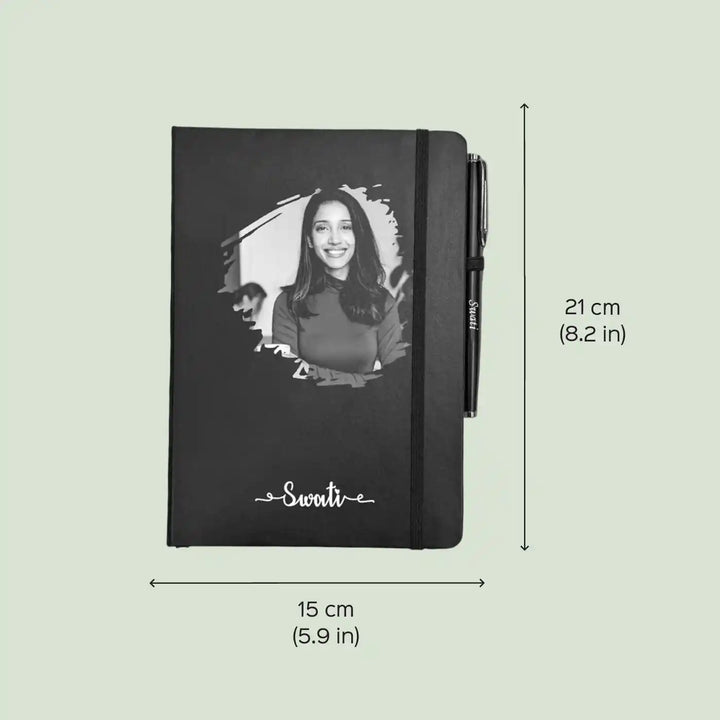 Photo Personalized Printed Paper Dairy And Pen