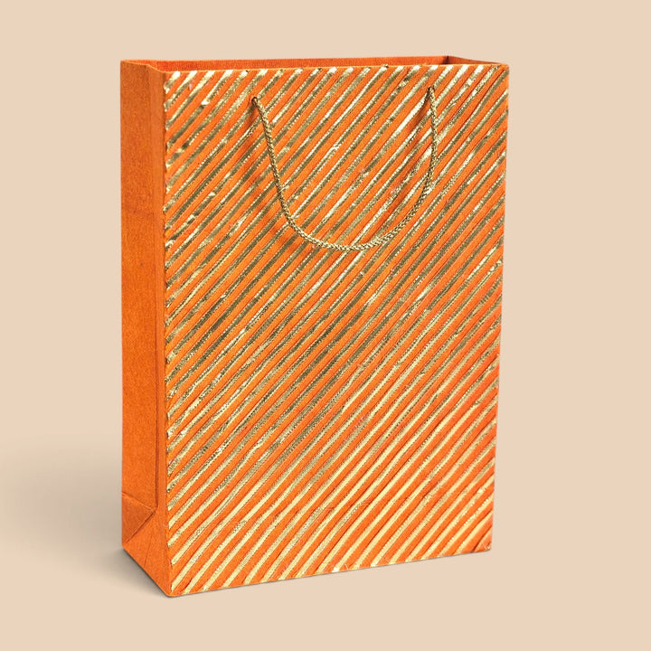 Handmade Gota Lace Work Small Paper Bag For Festive Gifting