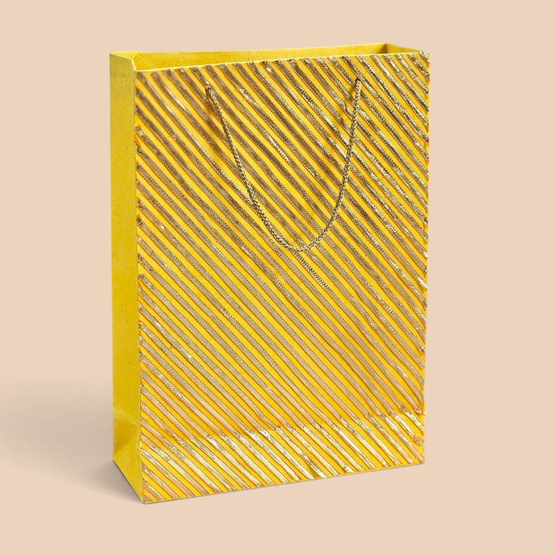 Handmade Gota Lace Work Small Paper Bag For Festive Gifting