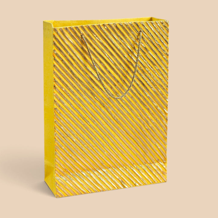 Handmade Gota Lace Work Small Paper Bag For Festive Gifting