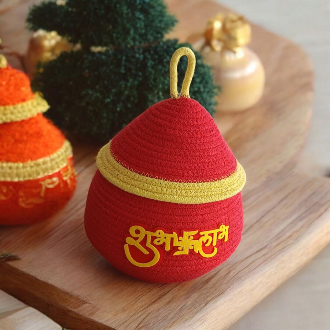 Handmade Coil Basketry Cotton Rope Basket For Kids