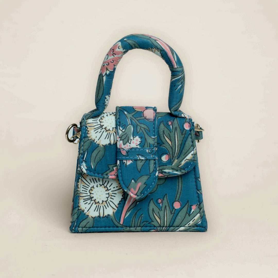 Mini Pichwai Hand Block Printed Chiq Bag