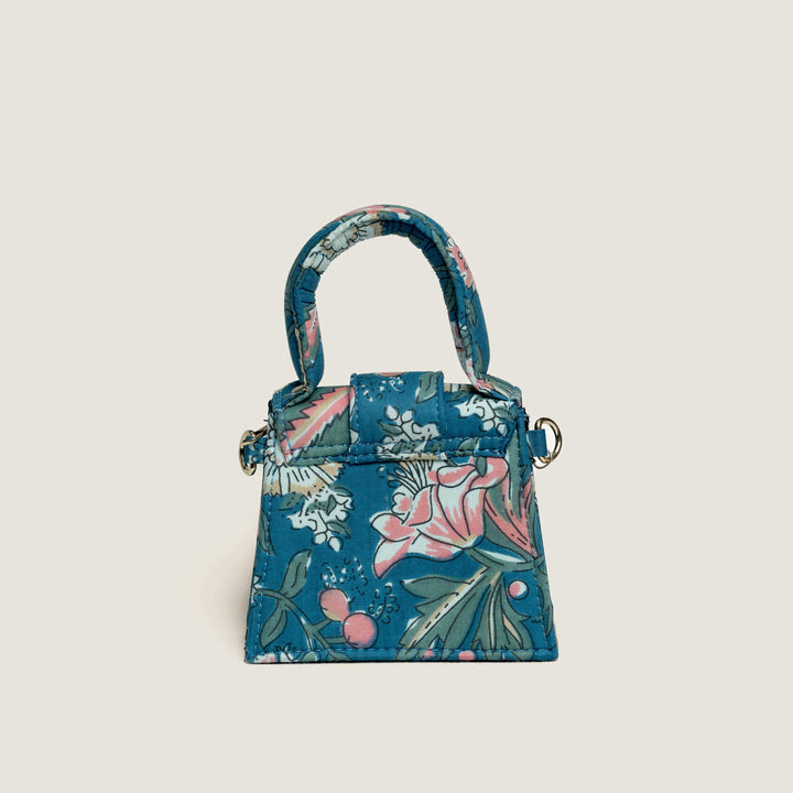 Mini Pichwai Hand Block Printed Chiq Bag