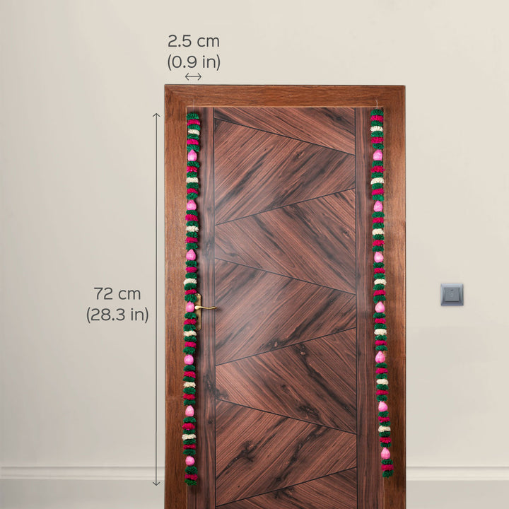 Sola Wood Zinnia Floral Festive Hanging