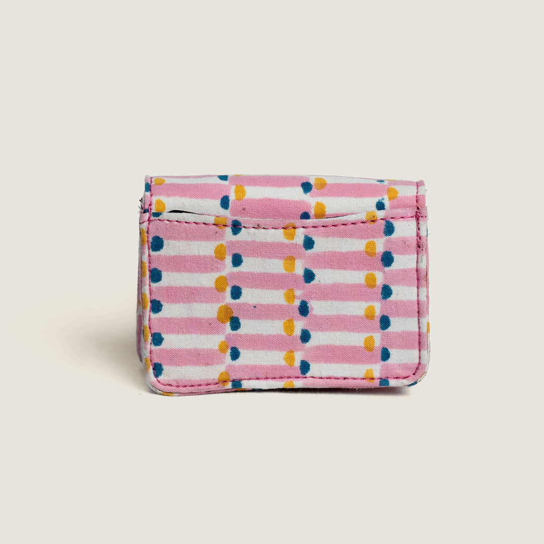 Pink Sutra Hand Block Printed Jugni Sling Bag