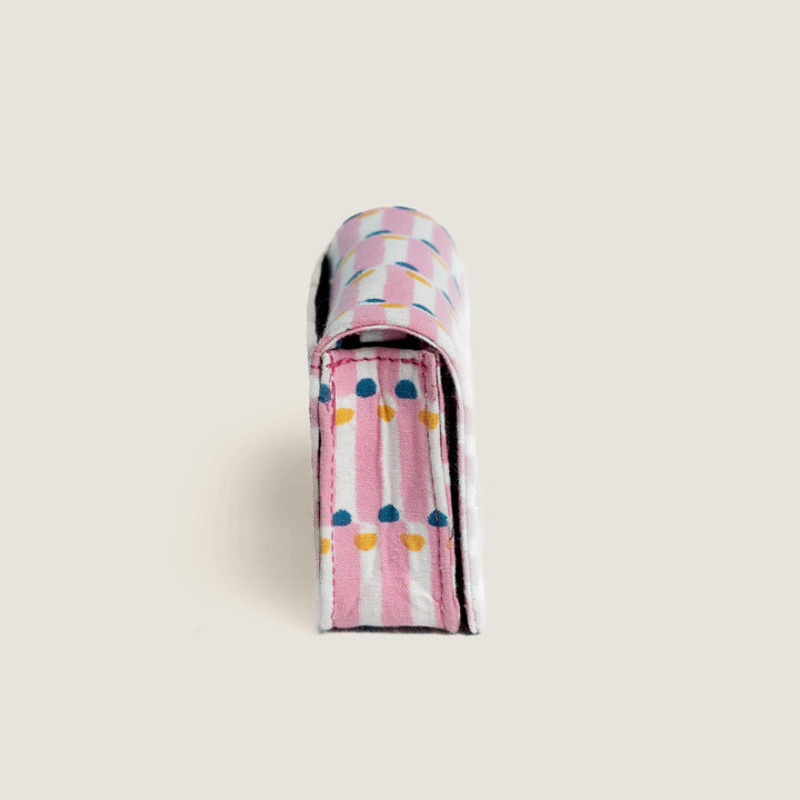 Pink Sutra Hand Block Printed Jugni Sling Bag