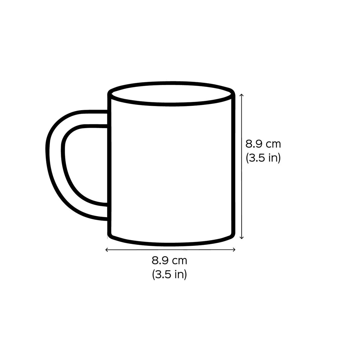 Handmade Reindeer Terracotta Christmas Mug