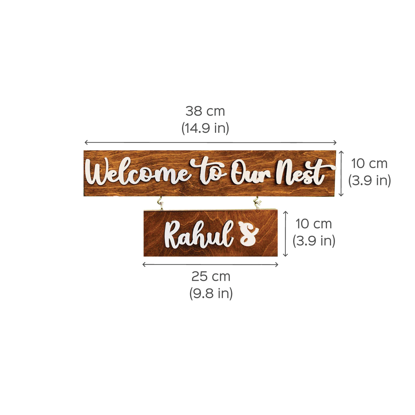 Rectangular Name Plate Buy 2 Pallet Rectangular Name Plate with 3D Letters Online On Zwende