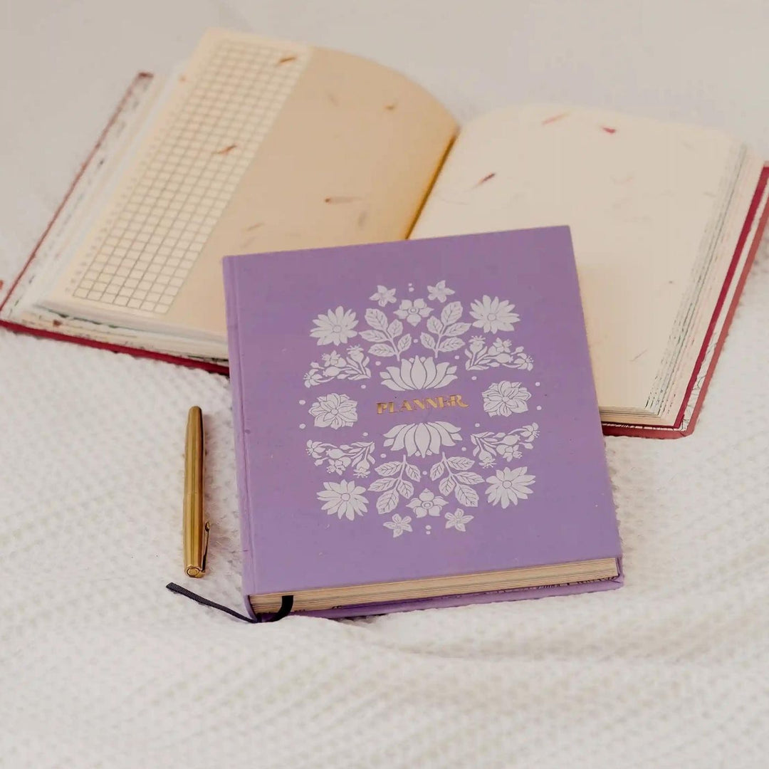 2025 Sustainable Handmade Annual Planner | 160 Pages, 7.5 x 9.5 inches
