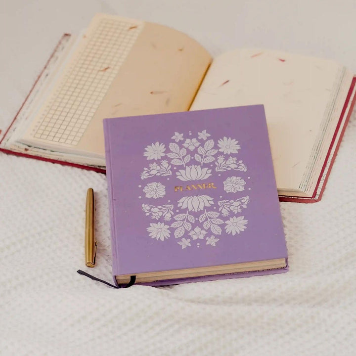2025 Sustainable Handmade Annual Planner | 160 Pages, 7.5 x 9.5 inches