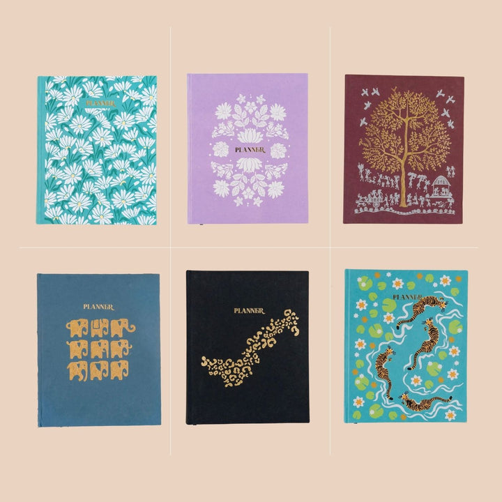 2025 Sustainable Handmade Annual Planner | 160 Pages, 7.5 x 9.5 inches