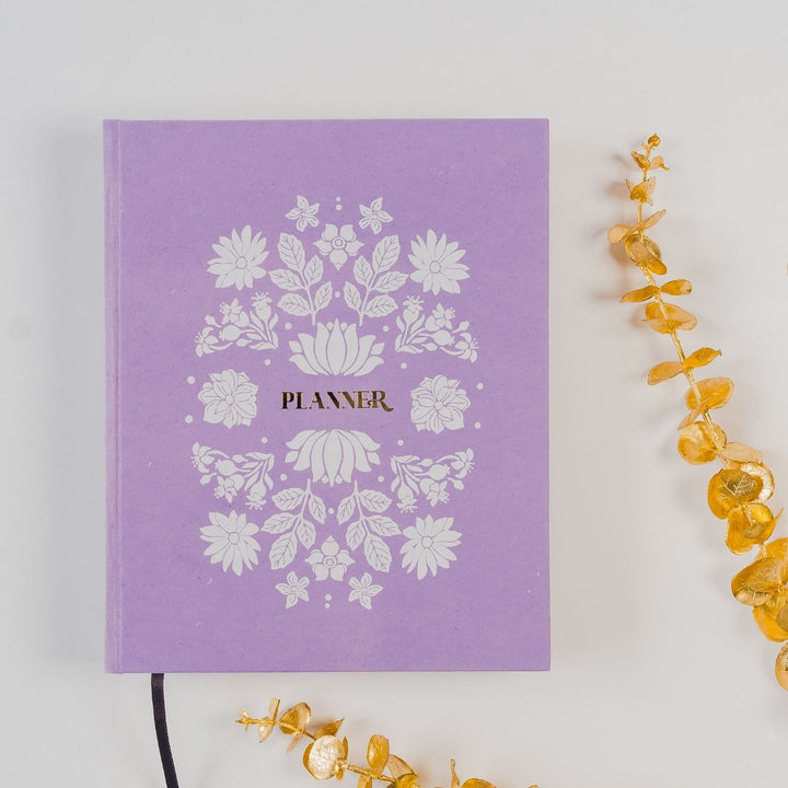 2025 Sustainable Handmade Annual Planner | 160 Pages, 7.5 x 9.5 inches