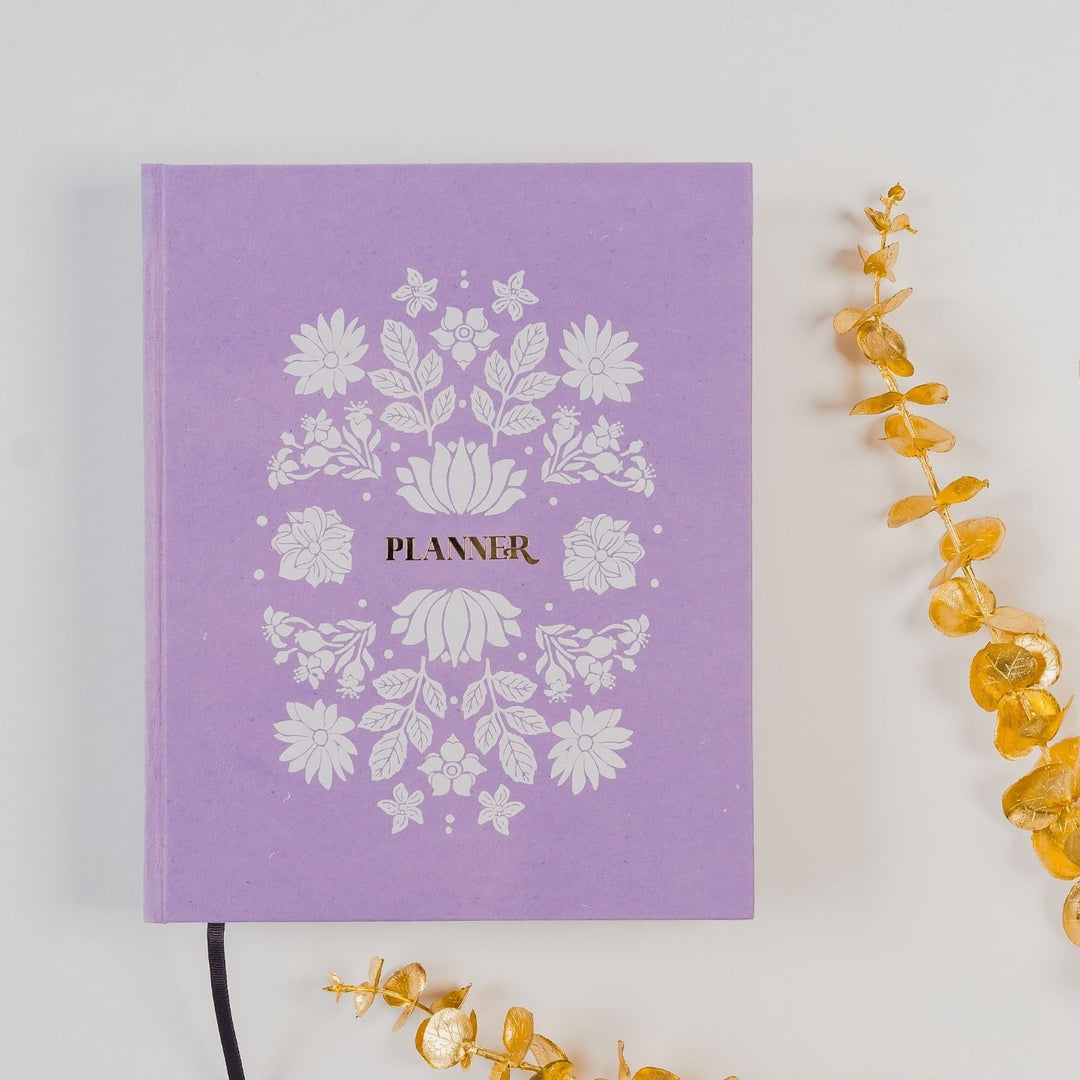 2025 Sustainable Handmade Annual Planner | 160 Pages, 7.5 x 9.5 inches