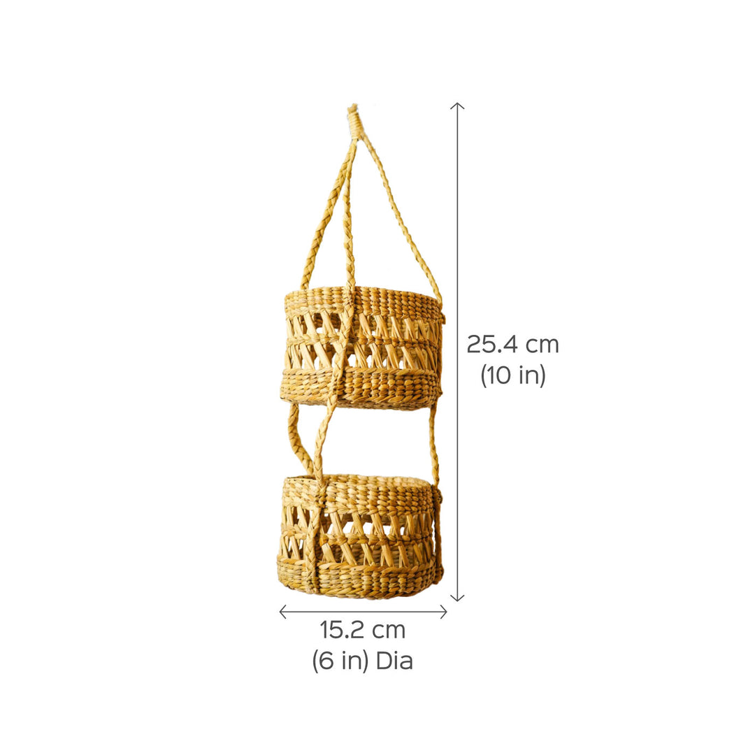 Handcrafted Kauna Grass Planter Hanging