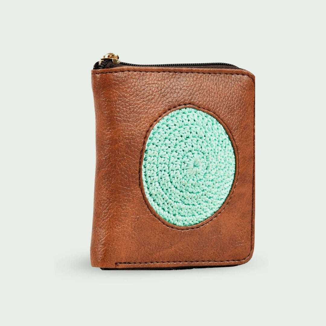 Handcrafted Faux Leather Pocketbook Wallet