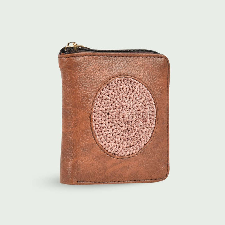 Handcrafted Faux Leather Pocketbook Wallet - Zwende