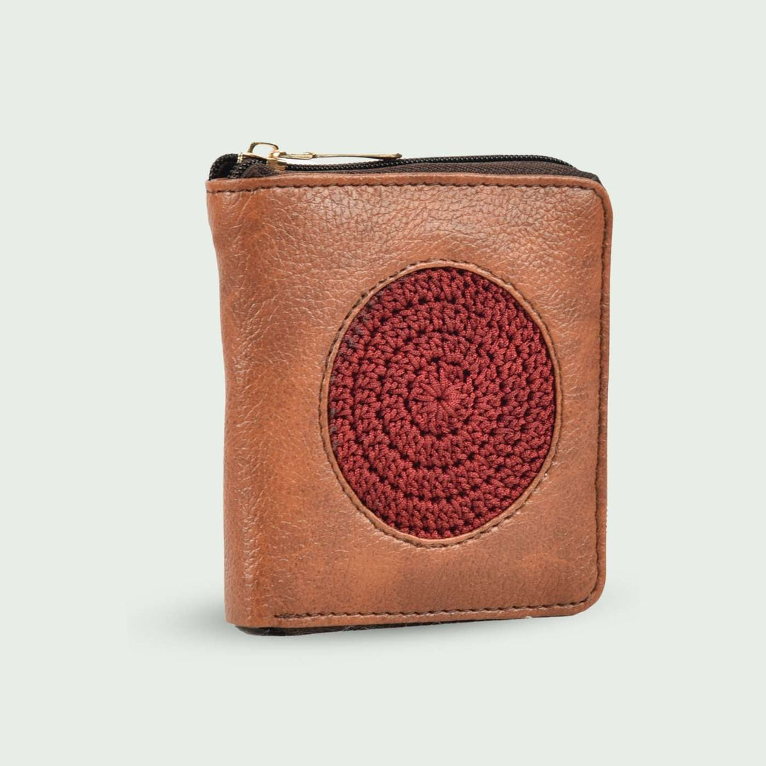 Handcrafted Faux Leather Pocketbook Wallet