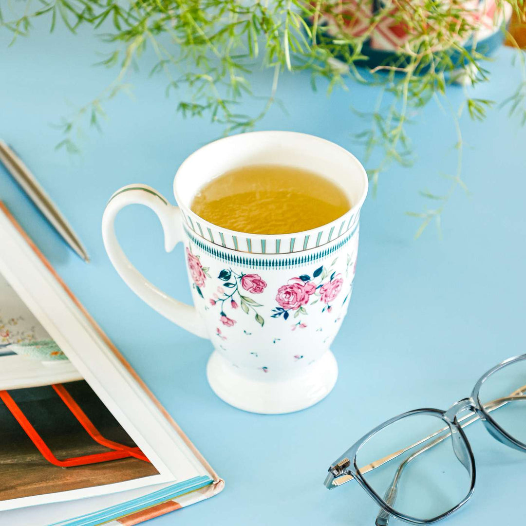 Portrait Of A Rose Porcelain Mug