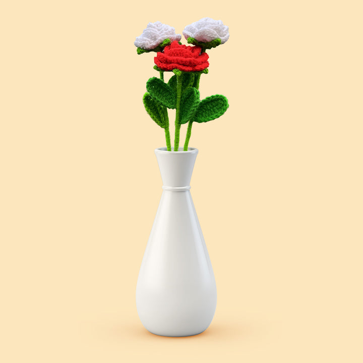 Handcrafted Crochet Flower | Rose - Zwende
