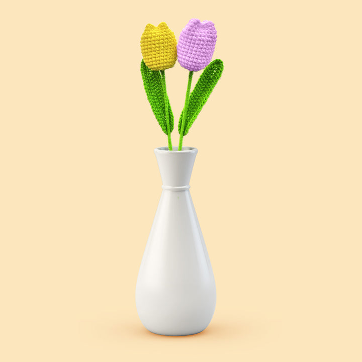 Handcrafted Crochet Flower | Tulip