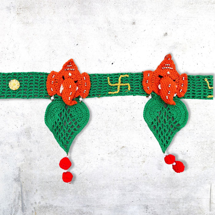 Handcrafted Crochet Ganesha Toran