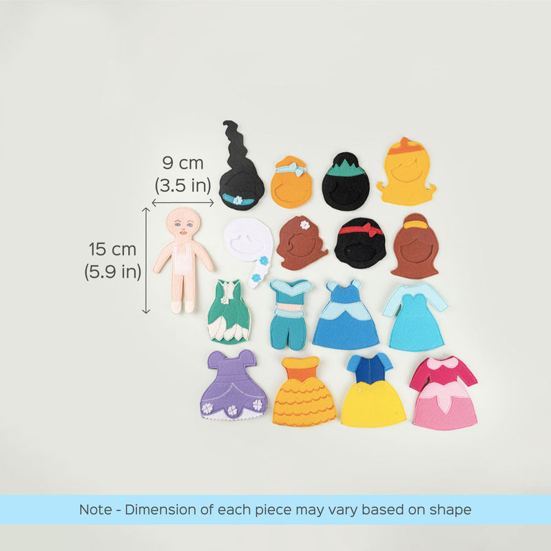 Handcrafted Princess Dress-up Playset For Girls