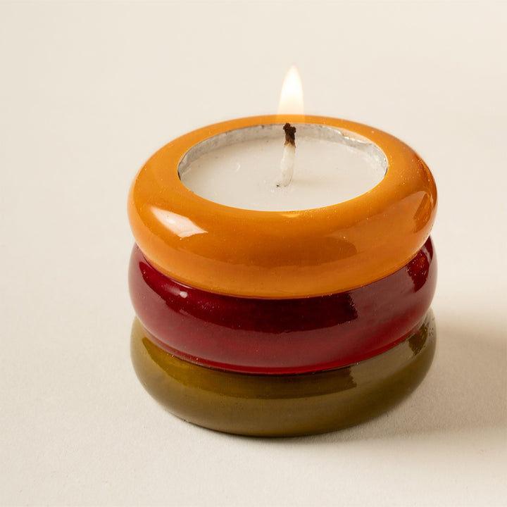 "Pichwai" Handmade Gift Hamper With Kasuti Toran, Etikoppaka Holders & Terracotta Candles For Festive Gifting