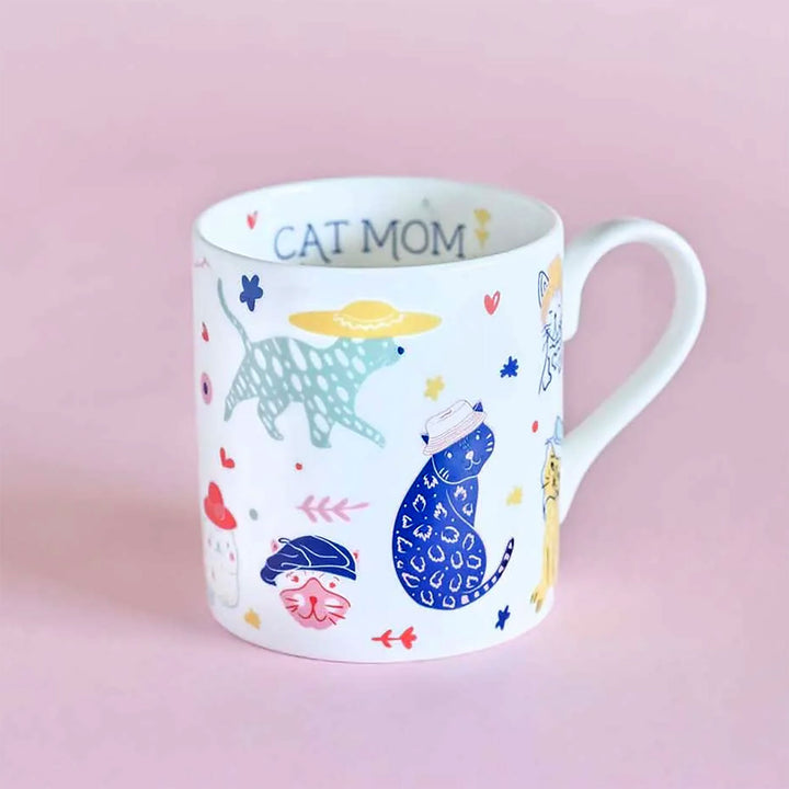 Handmade Purrfect Mom Fine China Mug