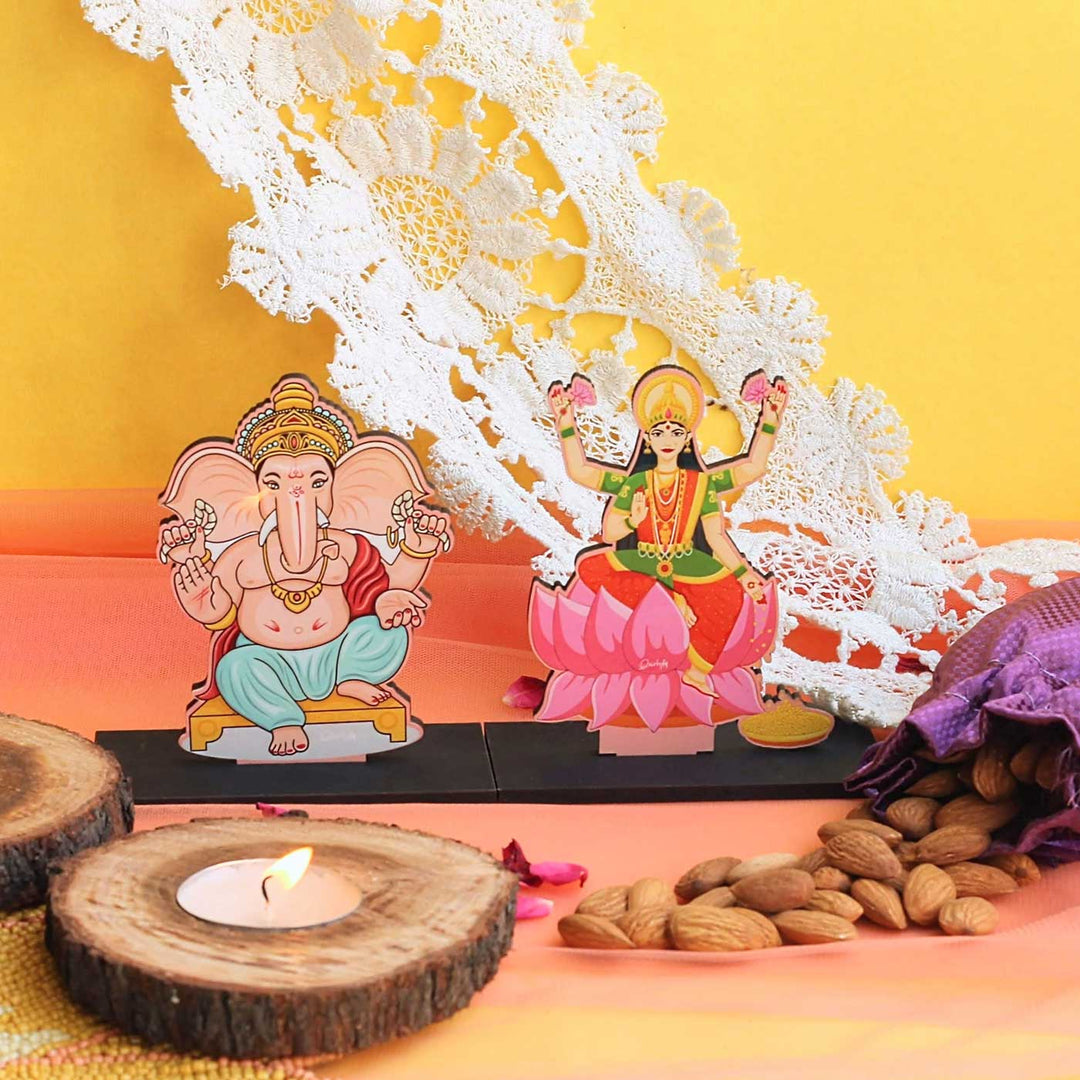 Shree Ganesha & Laxmiji Idols Festive Hamper