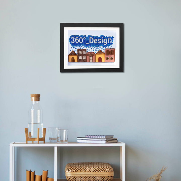Personalized Quilling Nameplate Frame for House/Office