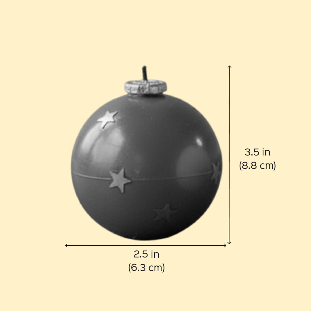 3 Pc | Handmade Round Red, Green & White Soy Wax Scented Candles