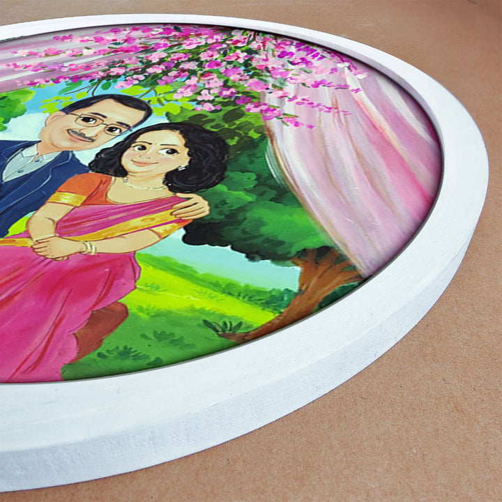 Photo Caricature Hanging Nameplate - Zwende