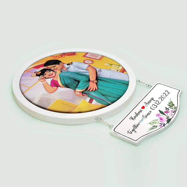 Photo Caricature Hanging Name Plate