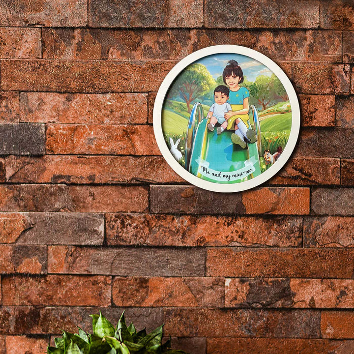 Photo Caricature Name Plate with Stand