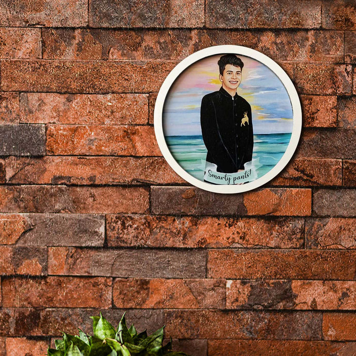 Photo Caricature Name Plate with Stand