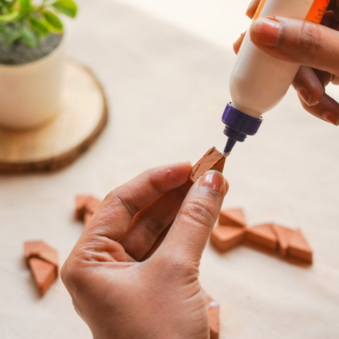 197 Rectangle Bricks | Terracotta Minature Bricks DIY Construction Kit Gift Pack | Suitable For Age 4+ Years