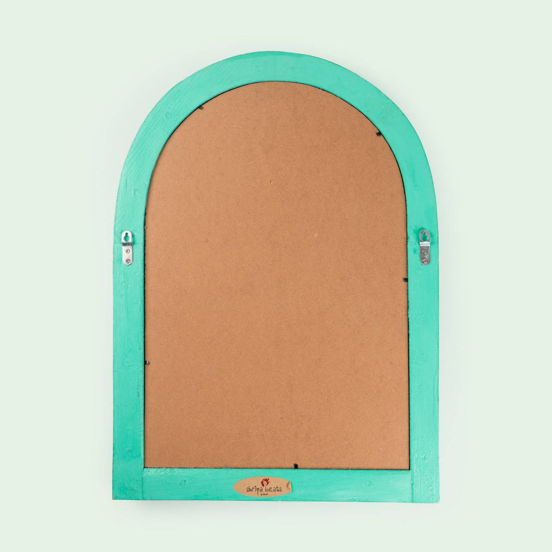Arched Wooden Scenic Art Print Window Frame