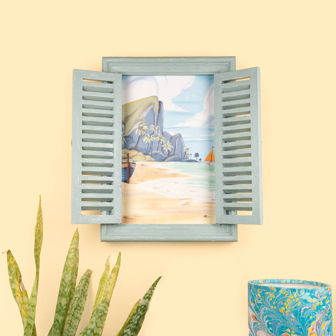 Rectangular Wooden Window Frame