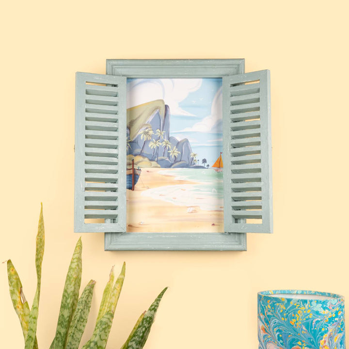 Rectangular Wooden Window Frame